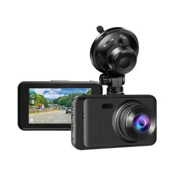 1 1080P Full HD Car Dash Camera w/ 3" Screen & 32GB SD Card; G-Sensor, Loop Recording - Brand New!