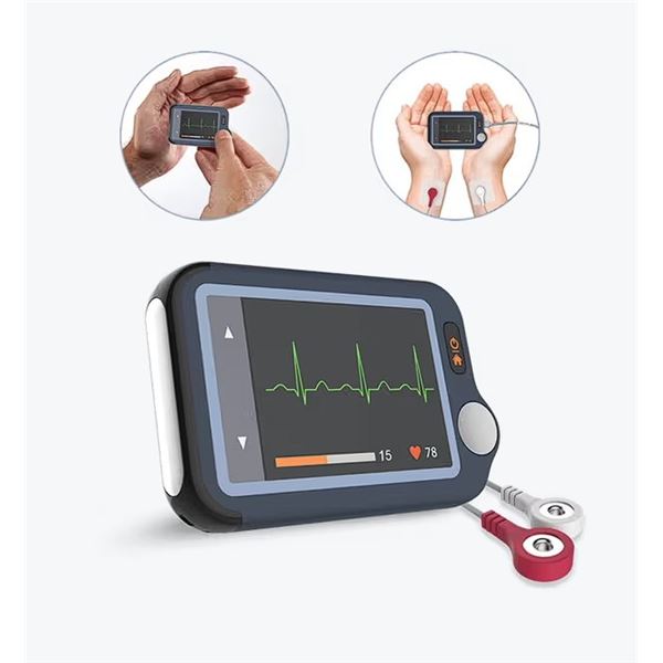 Wellue Pulsebit EX Personal EKG Monitor; Detects AFib's/Irregular Heartbeats - New Sealed!