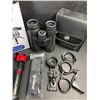 Image 3 : Adasion 12x42 Powerful HD Binoculars; Long Range with Phone Adapter and Tripod/Case - New