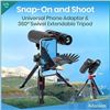 Image 9 : Adasion 12x42 Powerful HD Binoculars; Long Range with Phone Adapter and Tripod/Case - New