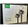 Image 1 : 2-Pack of Litom 30LED Solar Landscape Lights for Lawn & Garden - Brand New