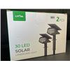 Image 1 : 2-Pack of Litom 30LED Solar Landscape Lights for Lawn & Garden - Brand New
