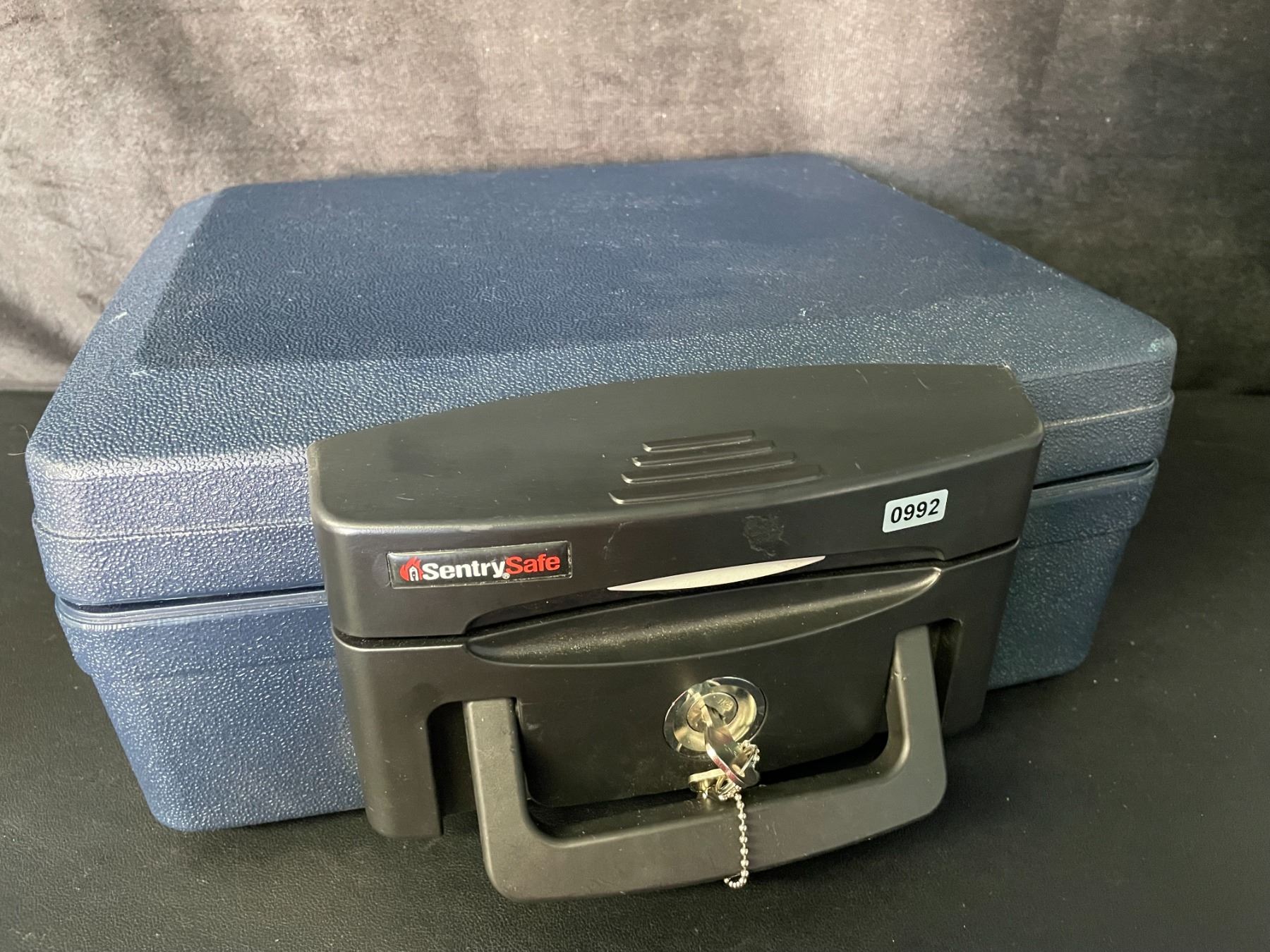 SentrySafe Locking Fire-Safe Box with 2 Keys - 14