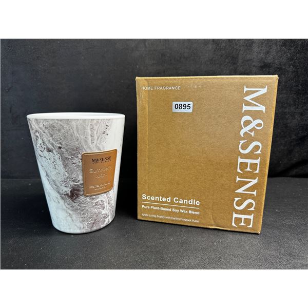 1 M&Sense Summer's Night Scented Premium Candle (400g); Long-Lasting 80hr Burn Time - New