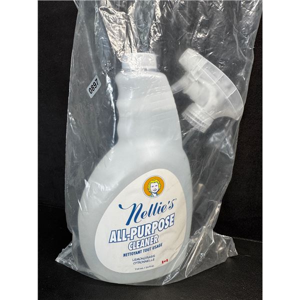 1 Bottle of Nellies All Purpose Cleaner and Spray Nozzle - New