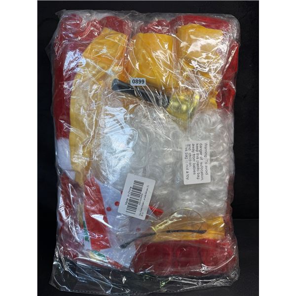 10PC Santa Suit in a Bag - Size Extra Large - New