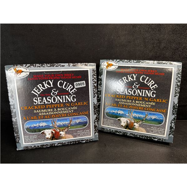 2 Hi Mountain Seasonings Make Your Own Jerky Kits - Jerky Cure & Seasoning (7.2oz) - New