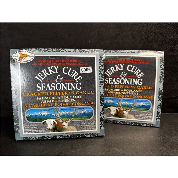 2 Hi Mountain Seasonings Make Your Own Jerky Kits - Jerky Cure & Seasoning (7.2oz) - New