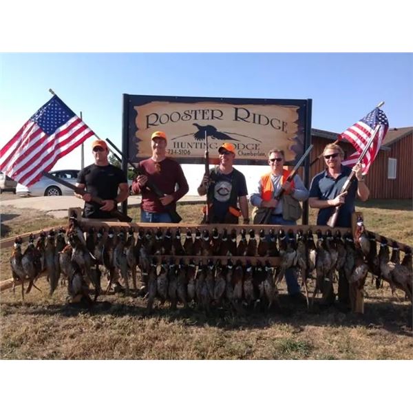 SOUTH DAKOTA – 4 NIGHT PHEASANT HUNT FOR 4 HUNTERS