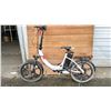 Image 2 : FOO F1+ WHITE 8 SPEED FOLDING ELECTRIC BIKE *NO CHARGER/WORKING CONDITION UNKNOWN*
