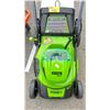 Image 2 : GREENWORKS PRO 21" ELECTRIC LAWNMOWER WITH BATTERY *WORKING CONDITION UNKNOWN/NO CHARGER*