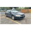 Image 4 : 2000 HONDA ACCORD V6, 4 DOOR SEDAN, GREEN, VIN 1HGCG1652YA802803