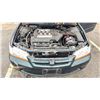 Image 9 : 2000 HONDA ACCORD V6, 4 DOOR SEDAN, GREEN, VIN 1HGCG1652YA802803