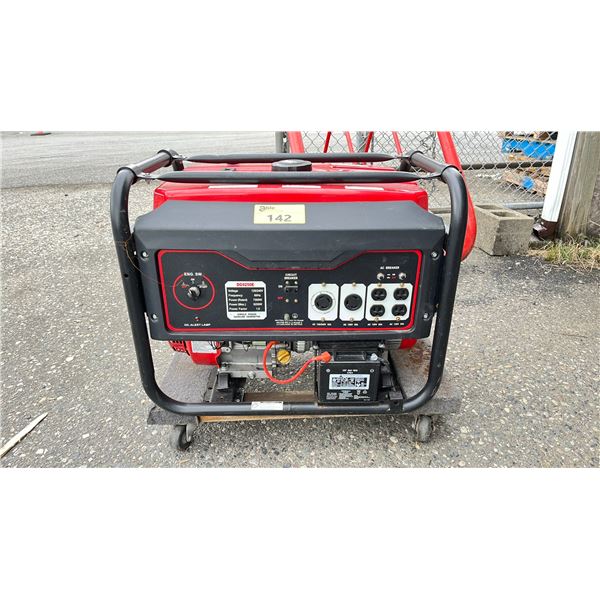 PORTABLE DG9250E GAS GENERATOR WITH POWERTEK 420CC MOTOR *DOLLY NOT INCLUDED*