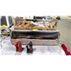 Image 1 : 2 WOODEN TOOL ORGANIZERS WITH ASSORTED SMALL HAND TOOLS