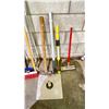 Image 4 : 3/4" PLASTIC PIPE, WASH BRUSH, BROOM, PAINT ROLLER, WINDOW SQUEEGEE & MORE