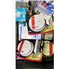 Image 2 : 102 LITRE STORAGE BIN WITH LID FILLED WITH SMOKE ALARMS, LIGHT BULBS, FIRE EXTINGUISHER & MORE