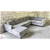 Image 2 : GREY SECTIONAL - APPROX. 132"W X 87"D X 30"H