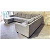 Image 3 : GREY SECTIONAL - APPROX. 132"W X 87"D X 30"H