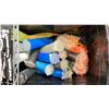 Image 4 : BIN OF PAINTBALLS & PAINTBALL GEAR