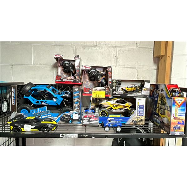 RC CARS, TOY CARS, & BULL RIDING SHOWDOWN GAMES