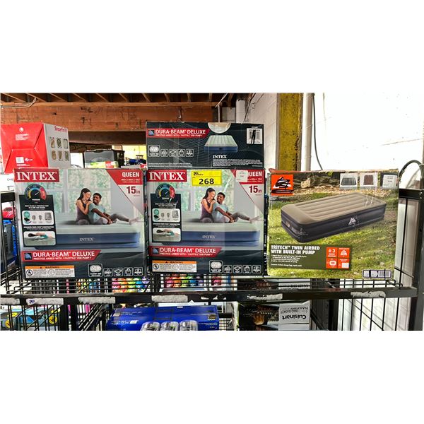 THREE AIR MATTRESSES
