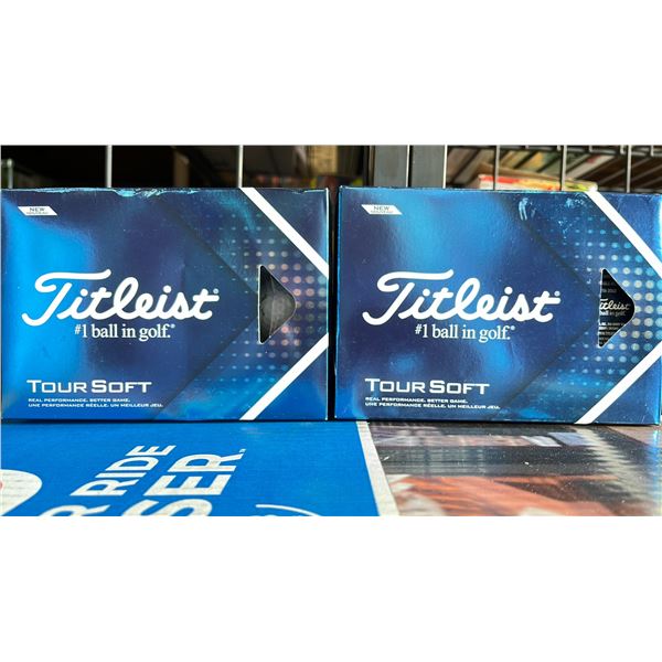 2 PACKS OF TITLEIST GOLF BALLS