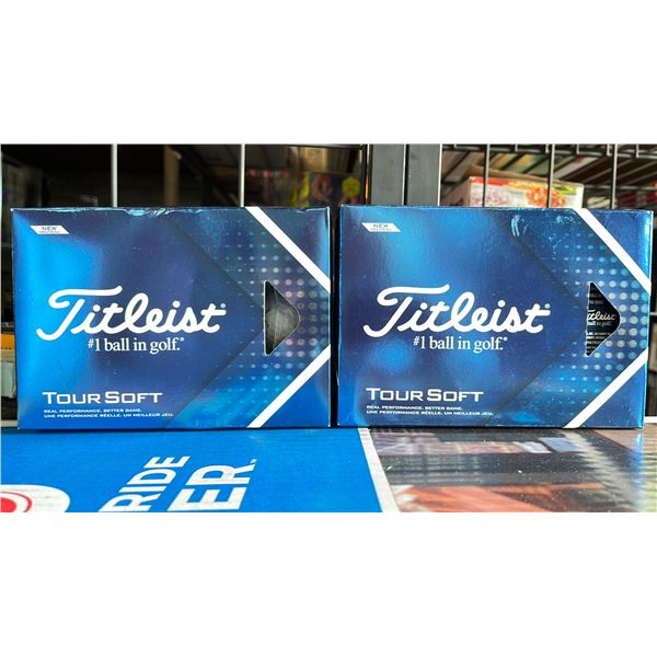 2 PACKS OF TITLEIST GOLF BALLS