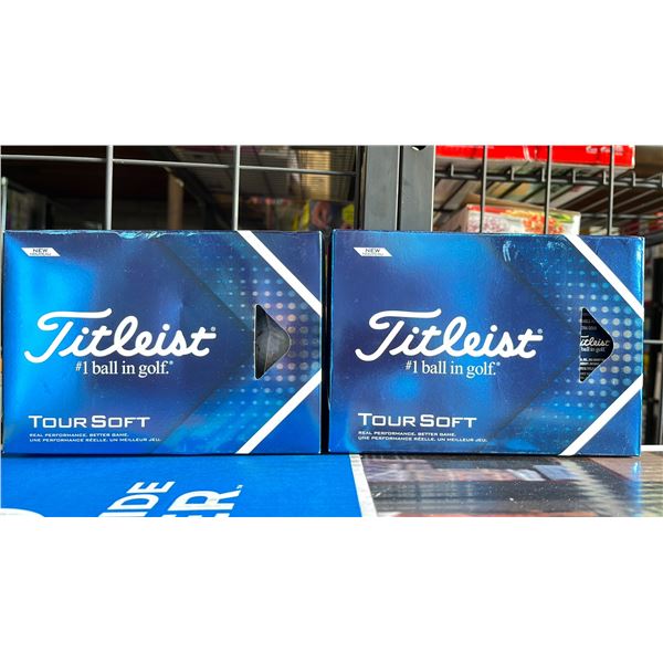 2 PACKS OF TITLEIST GOLF BALLS