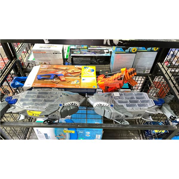 SHELF OF ASSORTED CHILDRENS TOYS