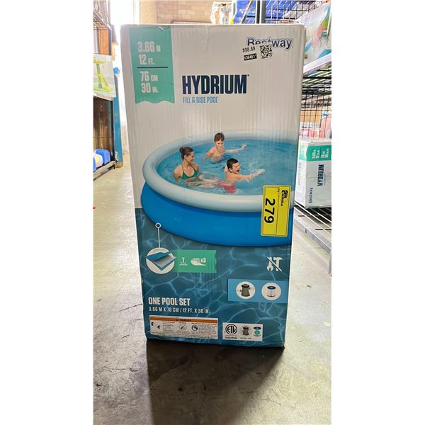BESTWAY HYDRIUM FILL & RISE 12' POOL