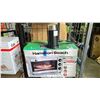 Image 2 : SHELF OF SMALL APPLIANCES - TOASTER, TOASTER OVEN, WAFFLE MAKERS & MILK FROTHER *MILK FROTHER