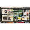 Image 1 : SHELF OF SMALL APPLIANCES - RICE COOKER, BLENDERS, TOASTER, COFFEE MAKER & MICROWAVE OVEN