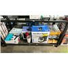 Image 1 : SHELF OF SMALL APPLIANCES - HAMILTON BEACH STAND MIXER, TOASTMASTER SINGLE BURNERS, KETTLE,
