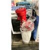 Image 3 : SHELF OF SMALL APPLIANCES - HAMILTON BEACH STAND MIXER, TOASTMASTER SINGLE BURNERS, KETTLE,