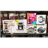 Image 1 : SHELF OF SMALL APPLIANCES - ESPRESSO MACHINE, BLENDER, MAGIC BULLET, KETTLE RICE COOKER & SANDWICH