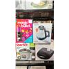 Image 2 : SHELF OF SMALL APPLIANCES - ESPRESSO MACHINE, BLENDER, MAGIC BULLET, KETTLE RICE COOKER & SANDWICH