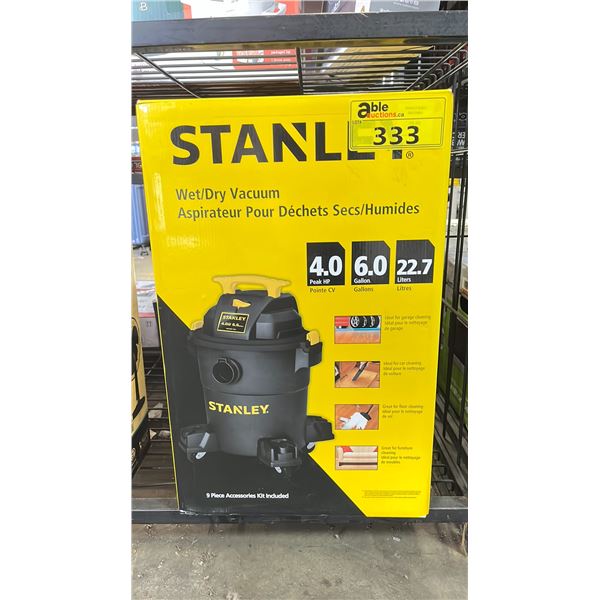 STANLEY WET/DRY 6 GALLON VACUUM
