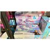 Image 4 : SHELF OF SNOW INFLATABLES & TWO PAIRS OF ADJUSTABLE ICE SKATES