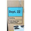 Image 2 : SWIRL GEL KING SIZE MATTRESS TOPPER