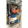 Image 3 : ANGLE GRINDER WITH ASSORTED GRINDING DISCS, 10" FINE CUT OFF SAW BLADE, PROPANE BOTTLES & MORE