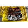 Image 2 : TWO MILK CRATES OF HAND THREADER DIE THREADS & MORE