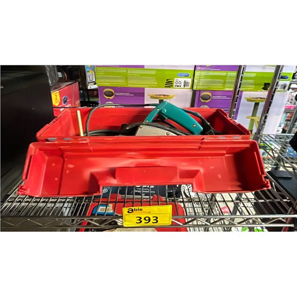 MAKITA ELECTRIC PLANER IN A PLASTIC TOOL CHEST