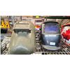 Image 2 : ASSORTED WELDING HELMETS & A HARD HAT