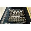 Image 4 : DRILL BITS, SOCKETS, & SCREWDRIVER BITS IN A METAL TRANSPORT CASE