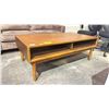 Image 1 : RETRO STYLE COFFEE TABLE - APPROX. 52"W X 28"D X 19"H