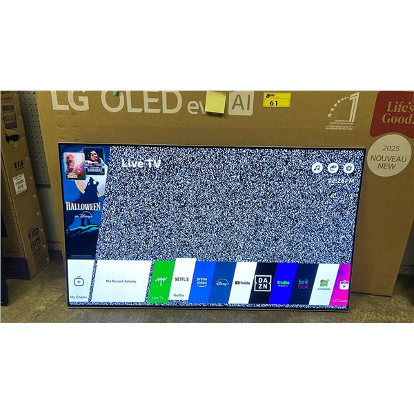 LG 55" TELEVISION WITH REMOTE *COLOR ISSUES/NO STAND*