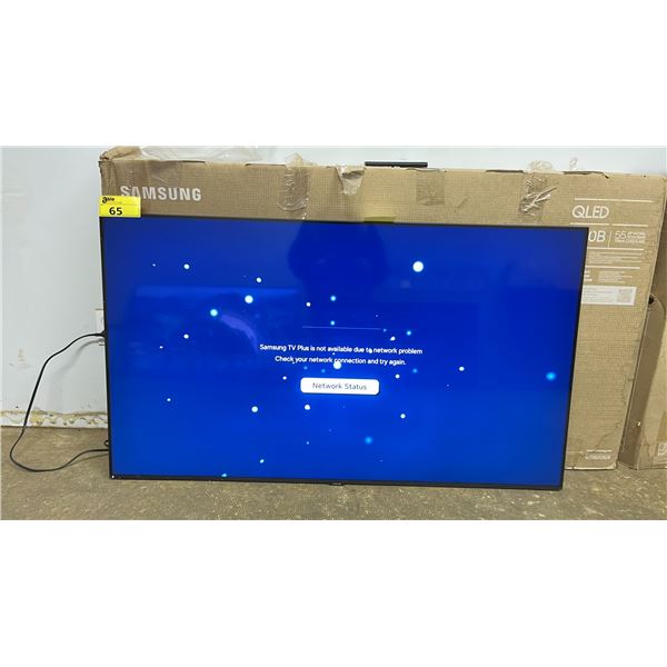 SAMSUNG 55" TELEVISION WITH REMOTE *DEAD PIXEL LINES/NO STAND*