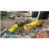 Image 2 : 2 ELECTRIC ANGLE GRINDERS, MALLET & CLAMP