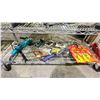 Image 1 : CLAMPS, SMALL VICE, AXE, SAW & MORE